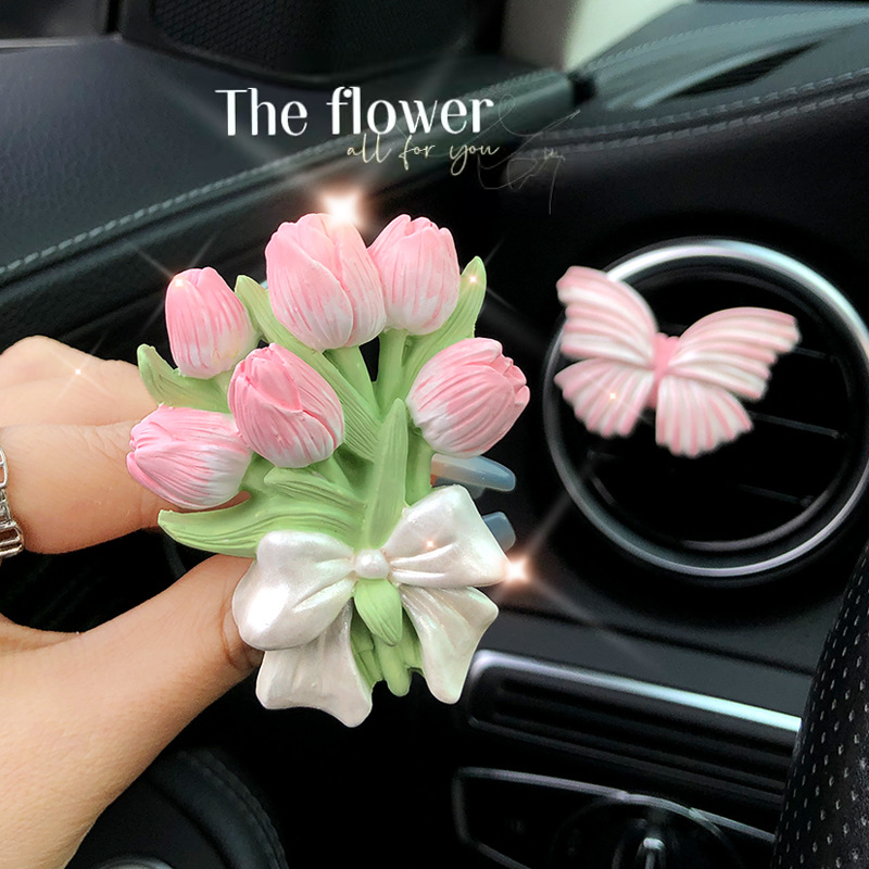 Perfume Fragrance Outlet - Creative Hydrangea Tulip Car Air Freshener