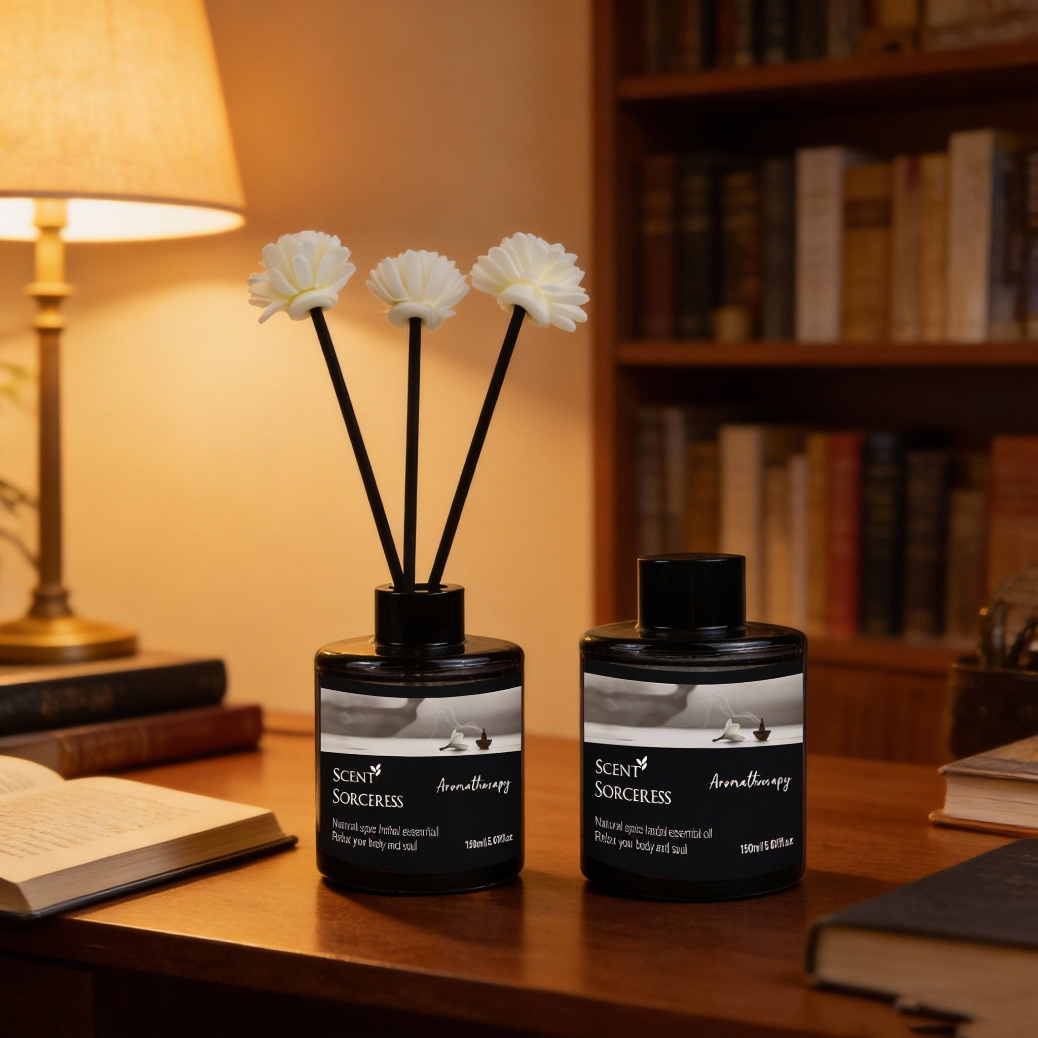 Perfume Fragrance Diffuser - 150ml Rattan Reed Diffuser Sets Fragrance