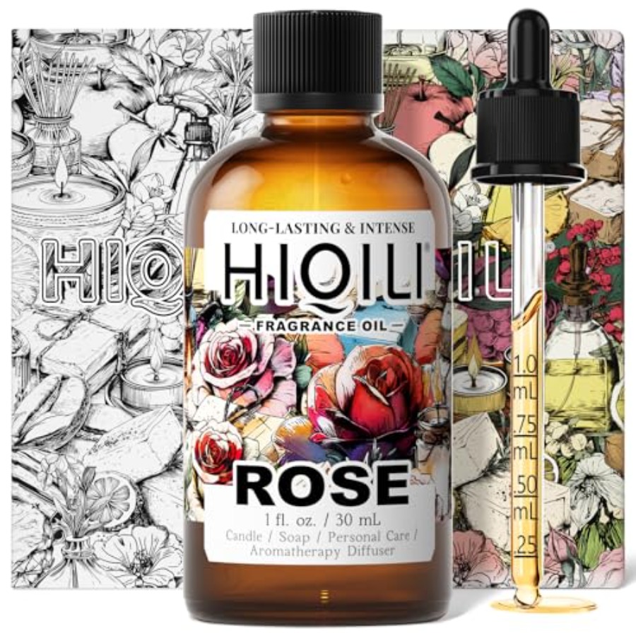 Perfume Fragrance Diffuser - HIQILI Rose Fragrance Oil for Candle,