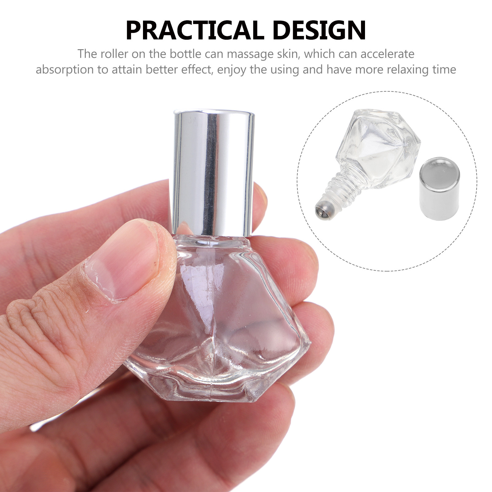 12Pcs 8Ml Glass Roll on Bottle - On Perfume & Fragrance Kota Bogor のレビューと価格