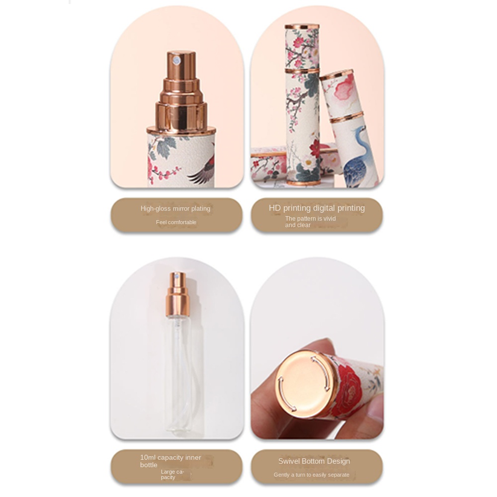Portable PU Leather Perfume Bo - Perfume Fine Fragrance のレビューと価格