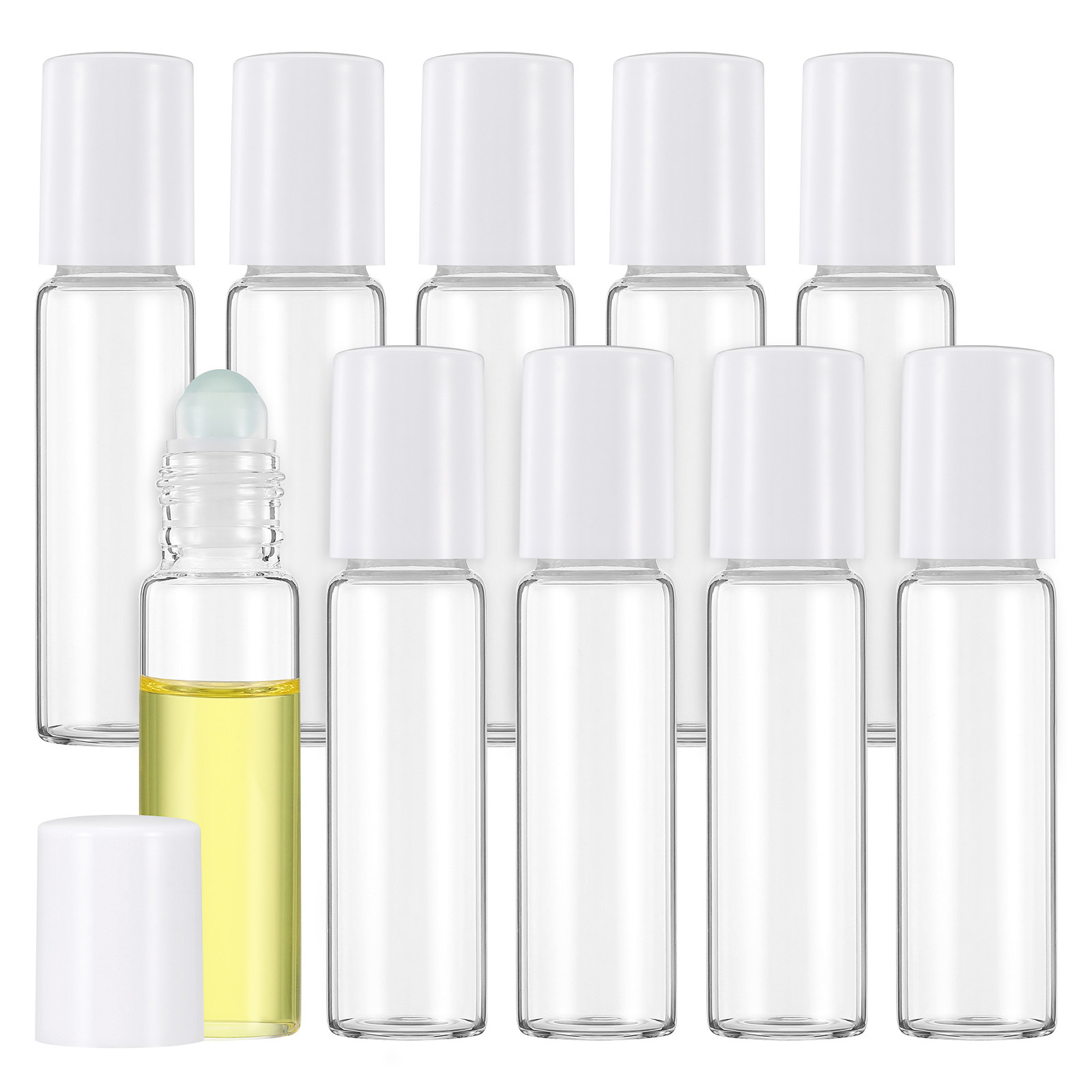 12Pcs 10Ml Glass Roller Bottle - On Perfume & Fragrance Kota Bogor のレビューと価格