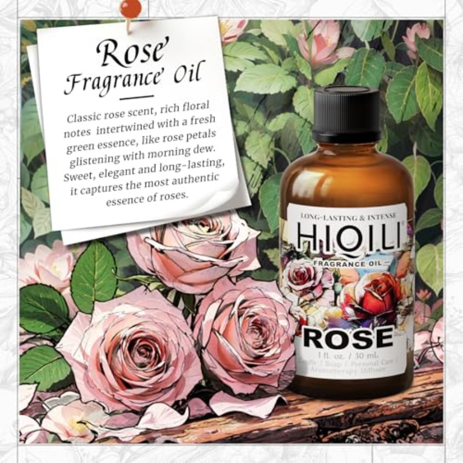 HIQILI Rose Fragrance Oil for  - Perfume Fragrance Diffuser のレビューと価格
