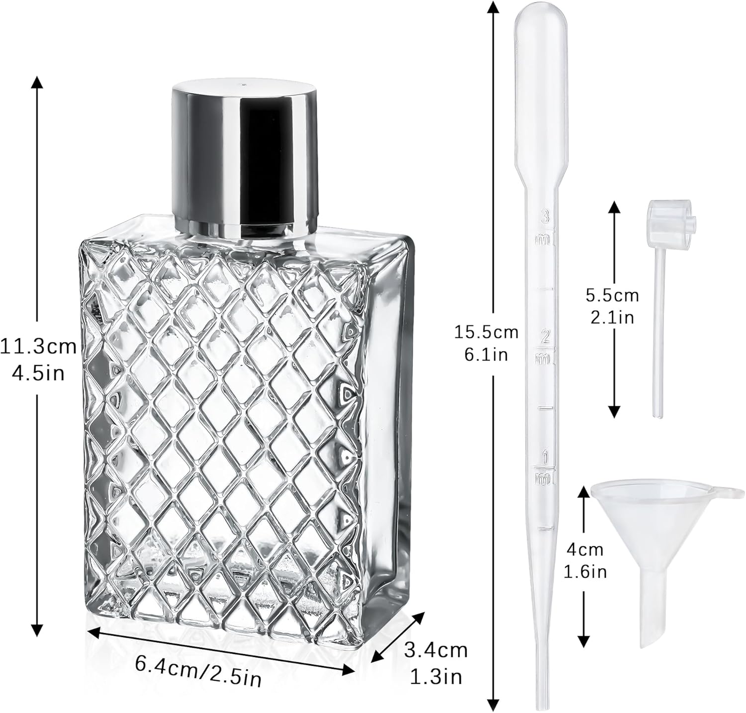 1Pc100ml Perfume Bottle Vintag - Perfume Fine Fragrance のレビューと価格